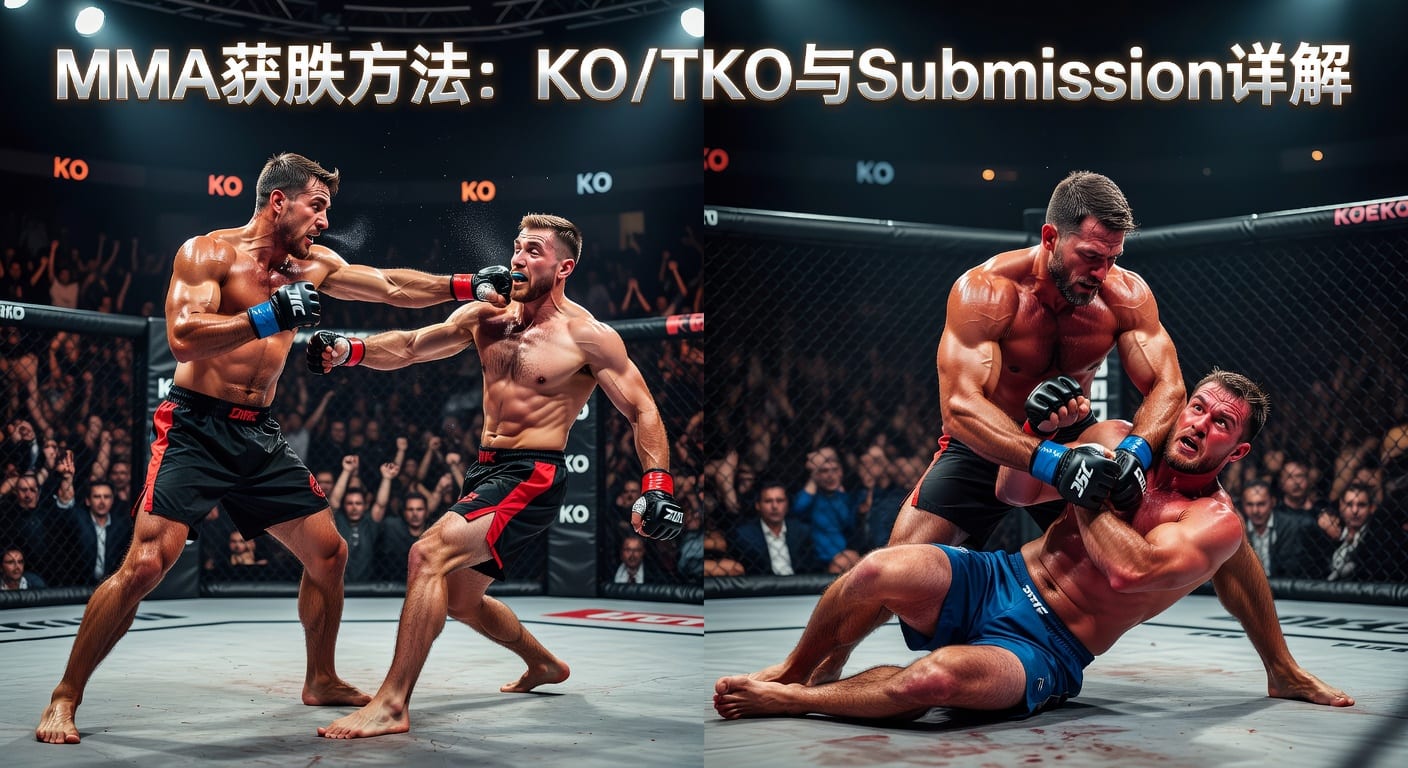 MMA方法 method of victory KO/TKO Submission 2026年世界杯投注网
